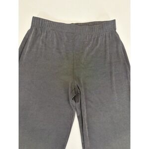 Chico's Travelers Size 0 Gray Travel Pants Elastic Waist Straight Leg 29".  3984